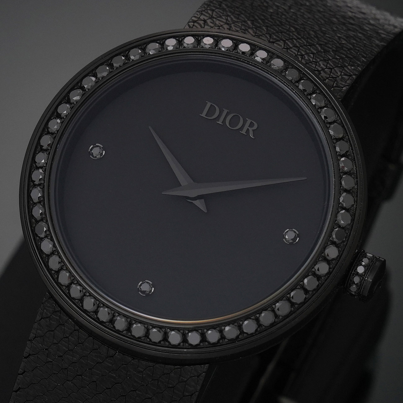 CHRISTIAN DIOR(USED)디올 블랙 울트라매트 워치